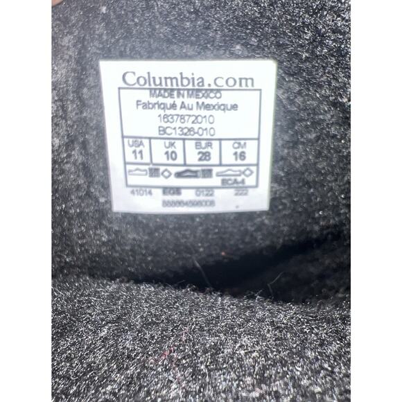 NEW Columbia Kids Snow Boots Insulated Powderbug Black WaterproofYouth Size 11 - Picture 6 of 8